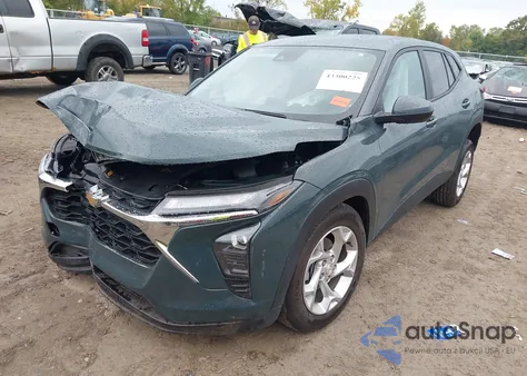 2025 Chevrolet Trax Fwd Ls из США, поврежденный, VIN KL77LFEP2SC309806